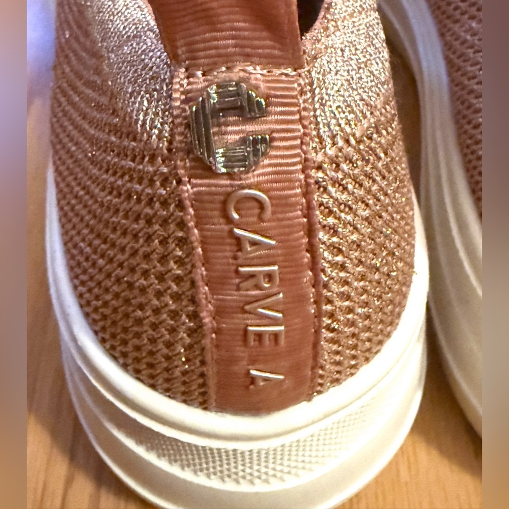 Carvela Pink Stretch Slip-On Sneakers - Picture 8 of 10